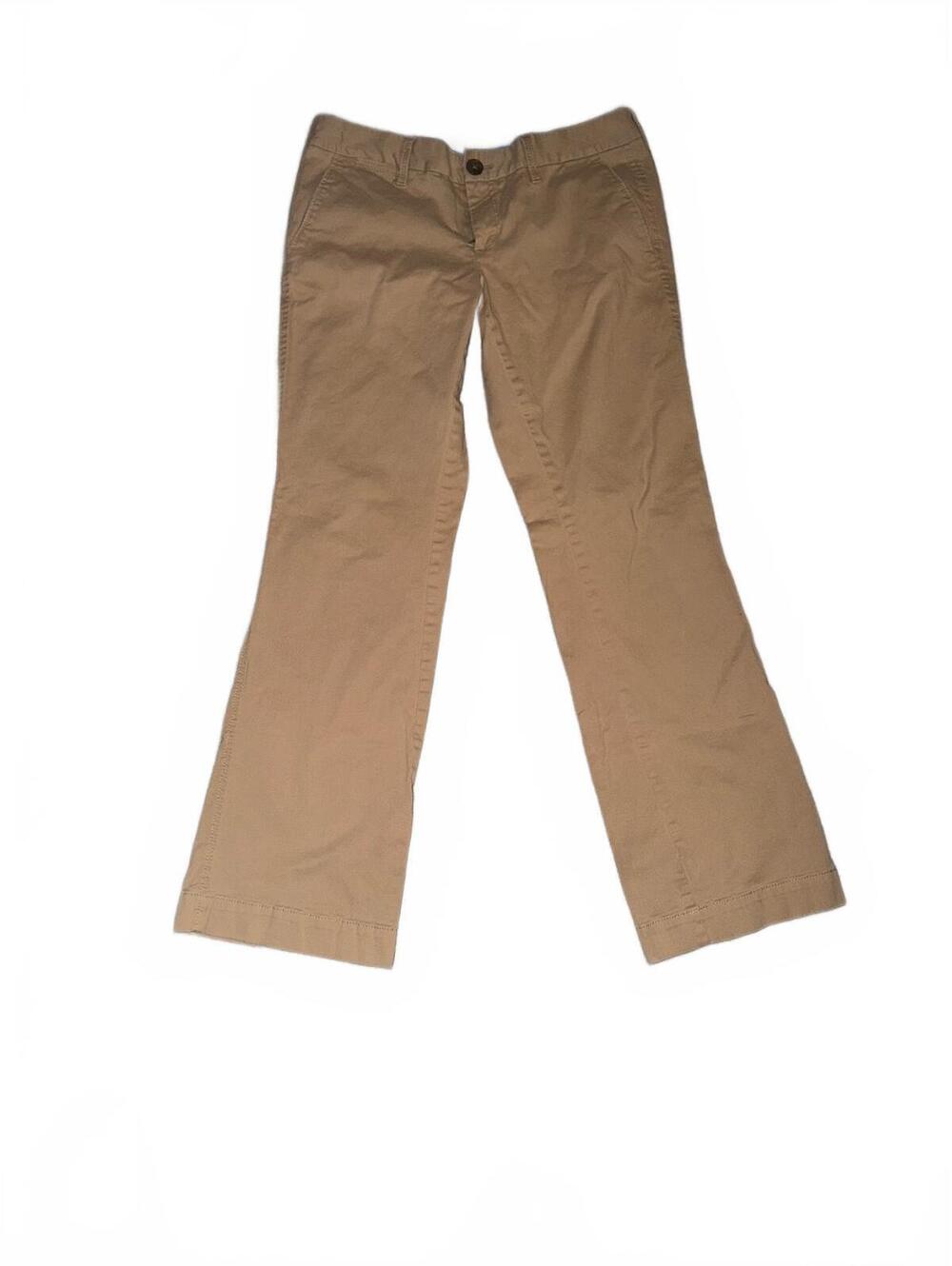 Banana Republic Weekend Chino tan Sz 6S Preppy Classic